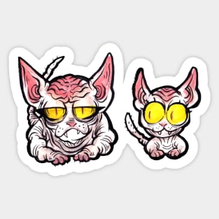 Sphinx Cats Sticker